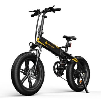 [EU DIRECT] ADO A20F+ 500W 36V 10.4Ah 20inch Snow Tire Electric Bicycle 70Km Mileage 120Kg Max Load Electric Bike