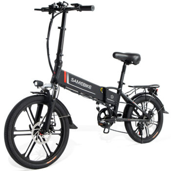 [EU Direct] SAMEBIKE 20LVXD30-II 10.4AH 48V 350W Electric Moped Bike 20 inch E-bike 40-80km Mileage Electric Bike Max Load 120-150kg