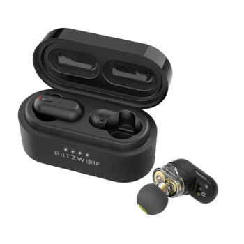 [Dual Dynamic Driver] Blitzwolf® BW-FYE7 TWS bluetooth 5.0 Earphone Heavy Bass Stereo Bilateral Calls Headphone with Charging Box