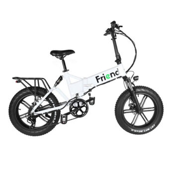 [EU Direct] Friend 10.5Ah 48V 750W 20*4inch Fat Tires Male Folding Electric Bicycle 20-25KM Mileage Range 80KG Electric Bike