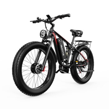 [EU Direct] DUOTTS S26 48V 19.2AH LG Battery 750W*2 Dual Motors 26*4.0inch Fat Tires Electric Bicycle 120-150KM Max Mileage 200KG Payload Electric Bike