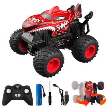 KYAMRC UJ99 1/20 2.4G 2WD Stunt RC Car LED Light Dancing Music 360 Rotation Off-Road Vehicles Remote Control Toys Models