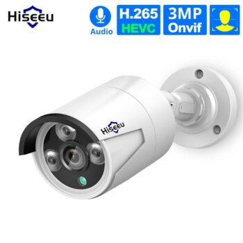 Hiseeu HB612 HB613 1536P 3.0MP POE Mini Bullet IP Camera ONVIF P2P IP66 Waterproof Outdoor IR CUT Night Vision Cam