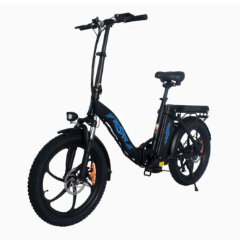 [EU Direct] ONESPORT BK6 48V 10Ah 350W 20*3.0inch Fat Tire Folding Electric Bicycle 35KM Max Mileage 135KG Payload Electric Bike