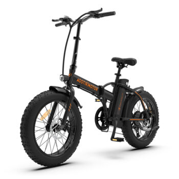 [USA Direct] AOSTIRMOTOR A20 36V 13Ah 500W 20inch Folding Electric Bicycle 25-35KM Max Mileage 120KG Max Load Electric Bike