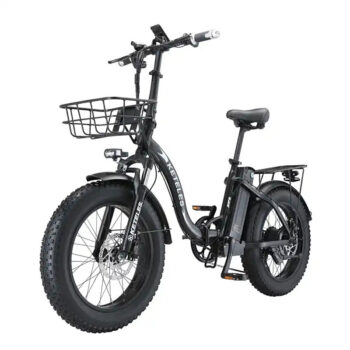 [EU Direct] KETELES KF9 48V 1000W 18AH 20inch Folding Electric Bicyle Oil Brake Color Display 60-70KM Max Mileage 200KG Max Load Electric Bike