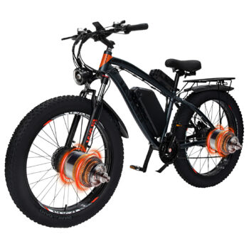 [EU Direct] GUNAI GN88 48V 22Ah 1000W*2 Dual Motor 26*4.0inch Fat Tires Electric Bicycle 70-130KM Mileage Range 150KG Max Load Electric Bike