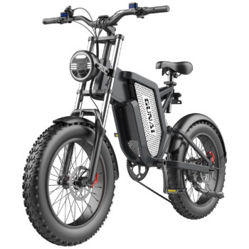 [EU Direct] GUNAI MX25 1000W 48V 25AH 20X4.0inch Electric Bicycle Oil Brakes 50-60KM Mileage 200KG Payload Electric Bike