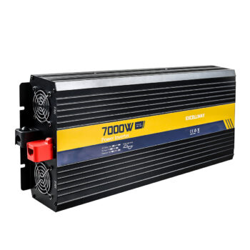 Excellway 2200/3000/4000/5000/6000/7000W Pure Sine Wave Inverter 220V 50HZ EU Standard 12V/24V LED Display Power Inverter