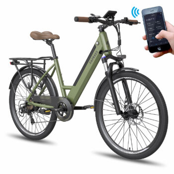 [EU Direct] FAFREES F26 Pro 36V 250W 10Ah 26inch Electric Bicycle 25KM/H Max Speed 70-90KM Max Mileage 120KG Payload Electric Bike