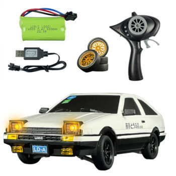 LDRC LD-A86P RTR 1/18 2.4G RWD RC Car Drift Vehicles Flip LED Lights Full Proportional Controlled Models Toys