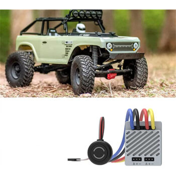 ISDT ESC90 90A Brushed ESC Full Waterproof App Programming with Brake Motor Electronic Speed Controller RC Car Touring Car/Buggies/Trucks/Rock Crawler Vehicles Models Parts