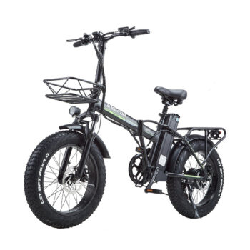 [EU DIRECT] JINGHMA R8 800W 48V 15Ah*2 Double Batteries 20inch Electric Bicycle 80-90KM Mileage Range 150-180KG Payload Electric Bike