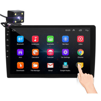 iMars 10.1 Inch 2Din for Android 10.0 Car Stereo Radio 1+32G IPS 2.5D Touch Screen MP5 Player GPS WIFI FM with Backup Camera