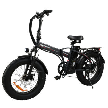 [EU Direct]  GERPSI GPS-DZ2002 48V 13AH 500W 20*4.0inch Folding Electric Bicycle 40-50KM Mileage 120KG Payload Electric Bike