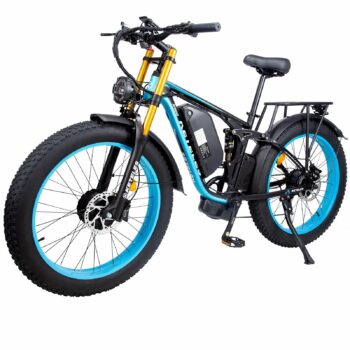 [EU Direct] KETELES K800P Electric Bike 48V 23Ah 1000W*2 Dual Motors 26*4.0inch Fat Tires 60KM Mileage Range 180KG Max Load Electric Bicycle