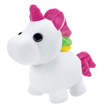 Adopt Me! Neon Unicorn Light-Up Plush - Soft and Cuddly - Three Light-Up Modes - Directly from The #1 Game