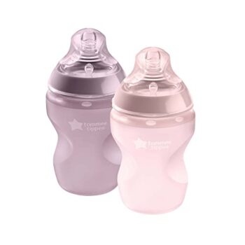 Tommee Tippee Closer to Nature Soft Feel Silicone Baby Bottle