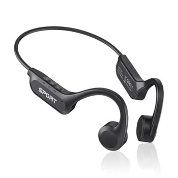 CXK Bone Conduction Headphones Bluetooth 5.3 Open Ear Headphones with Mic