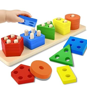 CHESLICR Toddler Montessori Toys for 1 2 3 Year Old