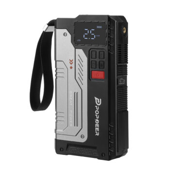 POPDEER  20000mAh Professional Portable Car Jump Starter Inflator Emergency Start Power Supply Air Pump All-In-One Machine