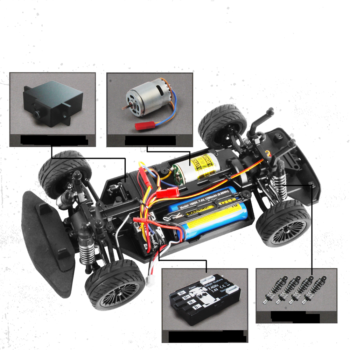 UDIRC 1607/PRO RTR 1/16 2.4G 4WD RC Car Brushed/Brushless Drift On-Road Vehicles LED Light Models