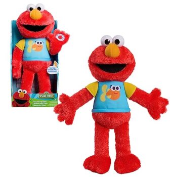 SESAME STREET 13-inch Sing-Along Plush Elmo with Lights and Sounds