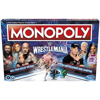 Hasbro Gaming Monopoly: Wrestlemania Edition Board Game for Ages 8 and up