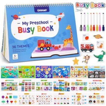 Montessori Busy Book for Toddlers 1-3 2-4