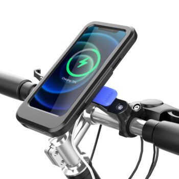 12V 15W Wireless Charger Touch Phone Holder Riding Bracket 6.7inch Box Cycling Navigation For Bicycle Motorcycle