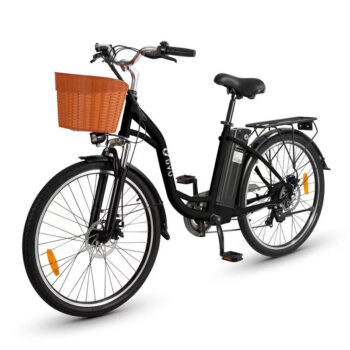 [EU Direct] DYU C6 300W 36V 12.5AH 26inch Electric Bicycle 25KM/H Top Speed 40KM Max Mileage 120KG Payload Electric Bike E-Bike