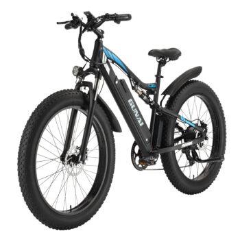 GUNAI MX03 Electric Bike 48V 17AH Battery 1000W Motor 26inch Tires 40-50KM Mileage Range 150KG Max Load Electric Bicycle