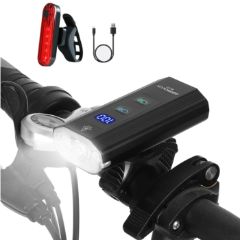 Astrolux® BL03 XPG LED 1200LM Bike Headlight + 4 Modes USB Taillight 6000mAh High Capacity Power Bank Dual Distance Beam Bike Light USB Rechargeable LED Bicycle Handlebar Flashlight for Electric Bike Electric Scooter