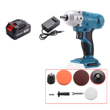 600W 48V EU/US Plug Wireless Polishing Machine Drilling Waxer Scratch Repair Grinding Tool Grinder Hand Drill