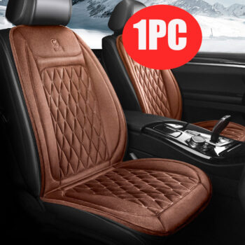 12-24V Universal Single Car Seat Heated Cushion Electric Heating Pad Winter Seat Warmer Cover Car Heating Pad