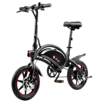 [EU Direct] DYU D3F 10Ah 36V 250W 14in Folding Moped Electric Bike 25km/h Top Speed Max Load 120kg Dual Disc Brake E-Bike