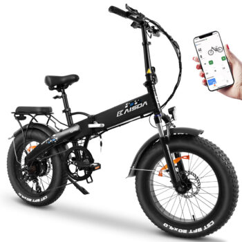 [EU DIRECT] KAISDA K2 PRO Electric Bike 48V 12.8AH Battery 350W Motor 20*4.0inch Tires 40-70KM Mileage 150KG Max Load Folding Electric Bicycle