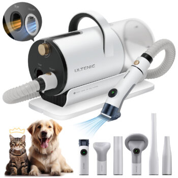 [EU Direct] Ultenic P30 Combo Pet Grooming Vacuum & Drying kit with 2L Capacity Dust Cup