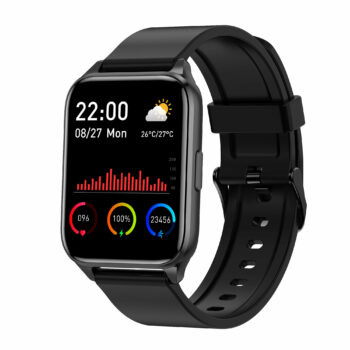 TranyaGo 1.69 inch Full Touch Screen Real-time Heart Rate Multi-sport Modes 200mAh Music Control IP68 Waterproof Smart Watch