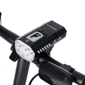 Astrolux® BL06 3+3 LEDs 2000LM Bike Headlight Dual Distance Beam 10000mAh Phone Power Bank Bike Light USB Rechargeable LED Handlebar Flashlight for Electric Bike Electric Scooter MTB Bicycle