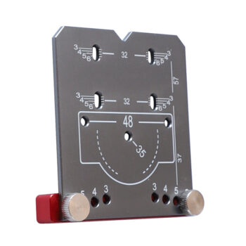 35mm Aluminum Alloy Hinge Jig Carpentry Tool for Concealed Hinges Drill Guide Locator Woodworking Cabinet Door Installation