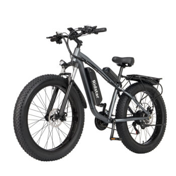 [EU DIRECT] Ridstar E26 Electric Bike 48V 14AH Battery 1000W Motor  26*4.0inch Tires 60-80KM Max Mileage 150KG Max Load Electric Bicycle