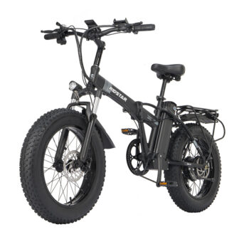 [EU DIRECT] Ridstar G20 Electric Bike 48V 14AH Battery 1000W Motor  20*4.0inch Tires 60-80KM Max Mileage 150KG Max Load Folding Electric Bicycle