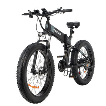 [EU DIRECT] Ridstar H26 Electric Bike 48V 15AH Battery 1000W Motor 26*4.0inch Tires 60-80KM Max Mileage 150KG Max Load Folding Electric Bicycle