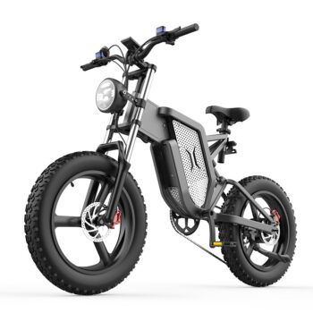 [EU DIRECT] EKX X20 Electric Bike 48V 35AH Battery 2000W Motor 20*4.0inch Tires Integrated Wheel 120KM Max Mileage 150KG Max Load Electric Bicycle