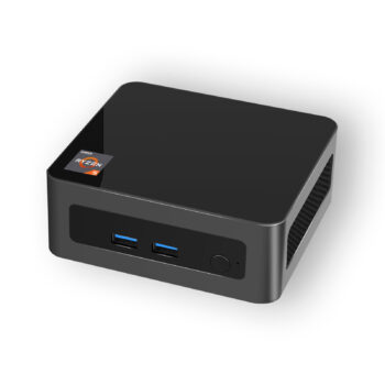 T-BAO MN56 AMD Ryzen 5 5600H 8GB RAM 256GB SSD 8K Triple Output Mini PC WIFI6 1000M USB3.0 Type-C Mini Computer Desktop PC