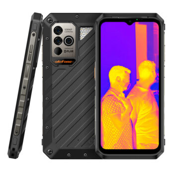 Ulefone Power Armor 19T Thermal Imaging Camera 108MP Triple Camera 17GB 256GB Helio G99 NFC 6.58 inch 120Hz 9600mAh 66W Fast Charge Wireless Charge IP68 IP69K Waterproof 4G Rugged Smartphone