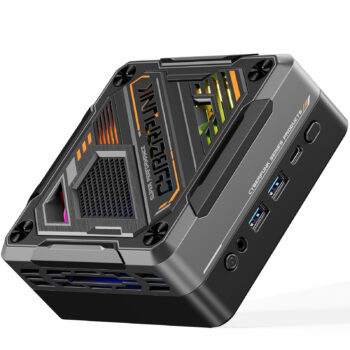 T-BAO MN78 AMD Ryzen 7 7840HS Mini PC 32GB RAM 1TB SSD 4K Triple Output WIFI 6 BT5.2 HDMI USB3.2 Type-C RGB Light Effect Mini Computer Desktop PC