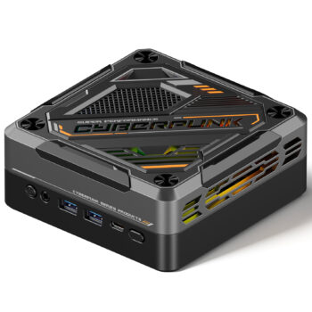 T-BAO MN78 AMD Ryzen 7 7840HS Mini PC 16GB RAM 512GB SSD 4K Triple Output WIFI 6 BT5.2 HDMI USB3.2 Type-C RGB Light Effect Mini Computer Desktop PC