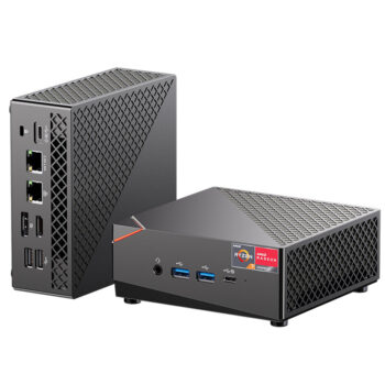 T-BAO MN56U AMD Ryzen 5 5625U 8GB RAM 256GB SSD Windows 11 4K Triple Output Mini PC WIFI6 1000M USB3.0 DP Type-C Mini Computer Desktop PC